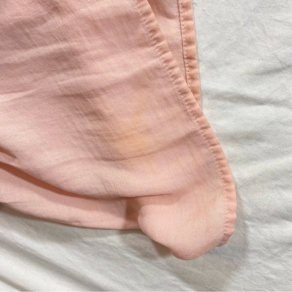 Venus Maxi Pleated Dress Women’s 6 Ruffled pink short sleeve cover up top dress - Picture 8 of 9